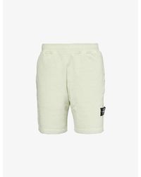 Stone Island - Circular Brand-patch Cotton-jersey Shorts X - Lyst
