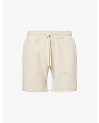 PAIGE - Ruiz Raw-Hem Cotton-Jersey Shorts - Lyst