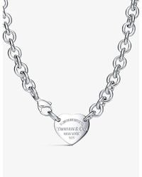 Tiffany & Co. - Return To Tiffany Charm Sterling- Choker Necklace - Lyst
