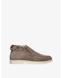 Aurélien - City Lined Suede Loafers - Lyst