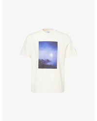 Barbour - X Noah Archive Swan Logo-Print Cotton-Jersey T-Shirt - Lyst