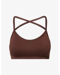 ADANOLA - Classic Seamless Cross-Back Sports Bra - Lyst