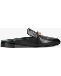 Tory Burch - Jessa Backless Leather Loafers - Lyst