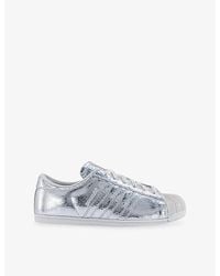 adidas - Superstar Lo Pro Leather Trainers - Lyst
