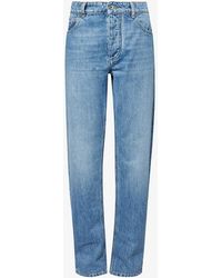 Bottega Veneta - Straight-leg Mid-rise Jeans - Lyst