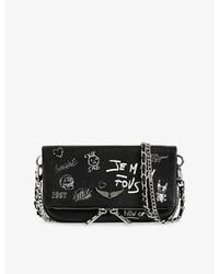 Zadig & Voltaire - Rocky Art Mini Leather Shoulder Bag - Lyst