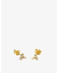 Missoma - Trinal 18Ct Vermeil And Cubic Zirconia Stud Earrings - Lyst