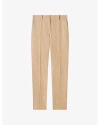 JOSEPH - Coleman Slim-Fit Straight-Leg Stretch-Gabardine Trousers - Lyst