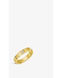 Chopard Womens Yellow Gold Ice Cube Pure 18-carat Yellow-gold And Diamond Ring S - Metallic