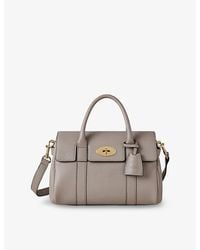 Mulberry - Bayswater Satchel Small Leather Top-Handle Bag - Lyst