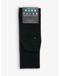FALKE - Sensitive London Cotton-Blend Knitted Socks - Lyst