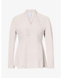 CFCL - Milan Collarless Flared Knitted Jacket - Lyst
