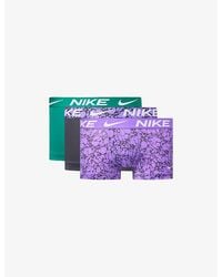 Nike - Essential Micro Pack Of Three Jersey Trunks - Lyst