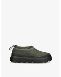 UGG - Tasman Weather Hybrid Logo-Embossed Suede Slippers - Lyst