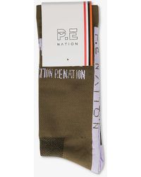 P.E Nation - Backline Branded Stretch-woven Blend Socks - Lyst