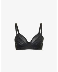 Wacoal - Elevated Allure Abstract-Pattern Underwired Stretch-Woven Bra - Lyst