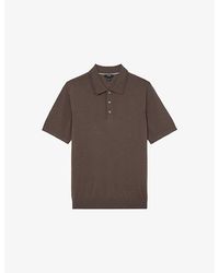Reiss - Manor Regular-Fit Merino Wool Polo Shirt - Lyst