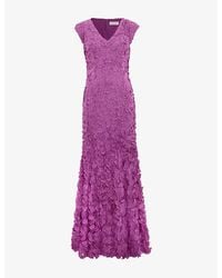 Phase Eight - Charlene V-Neck Woven Maxi Dress - Lyst
