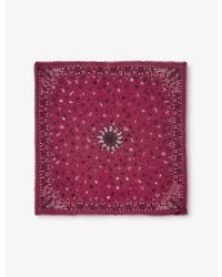 Zadig & Voltaire - Bandana-Pattern Square Cotton Scarf - Lyst