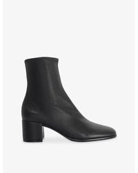 Dune - Pyro Leather Heeled Ankle Boots - Lyst