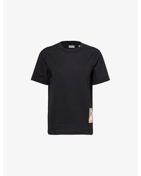 Burberry - Brand-Patch Regular-Fit Cotton T-Shirt - Lyst