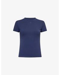 The Couture Club - Sculpting Emblem Stretch-Jersey T-Shirt - Lyst