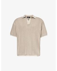 Represent - Short-sleeved Relaxed-fit Cotton Knitted Polo Shirt Xx - Lyst