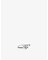 Chopard - My Happy Hearts 18Ct- And 0.11Ct Brilliant-Cut Diamond Ring - Lyst