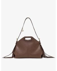 Maje - Miss M Leather Shoulder Bag - Lyst