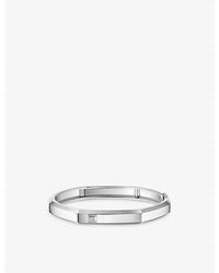 Messika - Moderniste Medium 18Ct And 0.05Ct Diamond Bracelet - Lyst