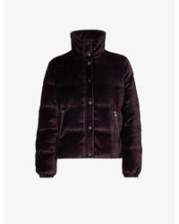 PAIGE - Alpine Padded Stretch-cotton Velour Jacket - Lyst