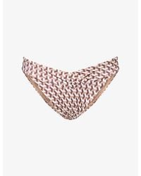 Cheap Monday - Marseille Shirred-Waist Bikini Bottoms - Lyst