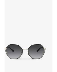 Michael Kors - Mk1072 57 Porto Metal Irregular-frame Sunglasses - Lyst