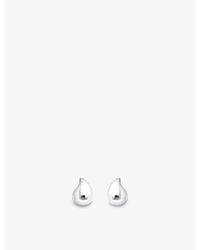 Thomas Sabo - Small Organic Drop-Shape 925 Sterling Stud Earrings - Lyst