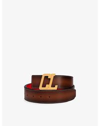 Christian Louboutin - Happyrui Logo-buckle Leather Belt - Lyst