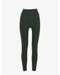 ADANOLA - Ultimate Mid-Rise Stretch-Woven Leggings - Lyst