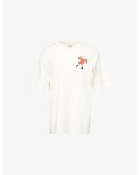 Damson Madder - Apple Peel Graphic-Print Cotton-Jersey T-Shirt - Lyst