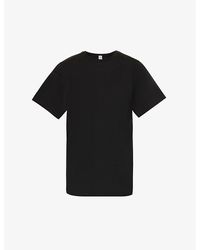Totême - Logo-embroidered Organic Cotton T-shirt - Lyst