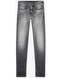 DIESEL - 1979 Sleenker Faded-wash Slim-leg Stretch-denim Jeans 8 - Lyst