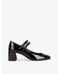 Christian Louboutin - Miss Jane 55 Patent-leather Shoes - Lyst