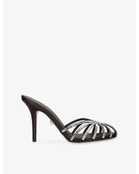 ALEVI - Emily 95 Satin Heeled Mules - Lyst