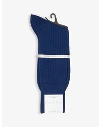 FALKE - No7 Ribbed Merino Wool Socks - Lyst