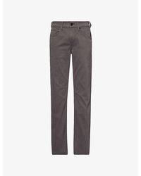 7 For All Mankind - Slimmy Lux Performance Chino Tapered-Leg Stretch-Cotton Blend Trousers - Lyst