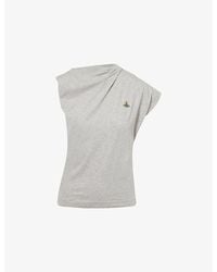 Vivienne Westwood - Hebo Asymmetric Cotton Top - Lyst