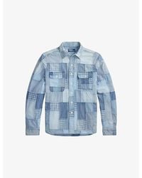 Polo Ralph Lauren - Patchwork Classic-Fit Cotton Shirt - Lyst