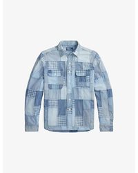 Polo Ralph Lauren - Patchwork Classic-Fit Cotton Shirt - Lyst