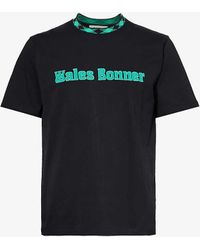 Wales Bonner - Original Brand-embroidered Organic-cotton T-shirt - Lyst