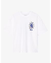 AllSaints - Timer Graphic-Print Cotton T-Shirt - Lyst