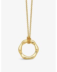 Missoma - Mini Molten 18ct Yellow -plated Vermeil Sterling Silver Chain Necklace - Lyst