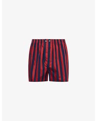 Derek Rose - Striped Regular-Fit Boxer Shorts - Lyst